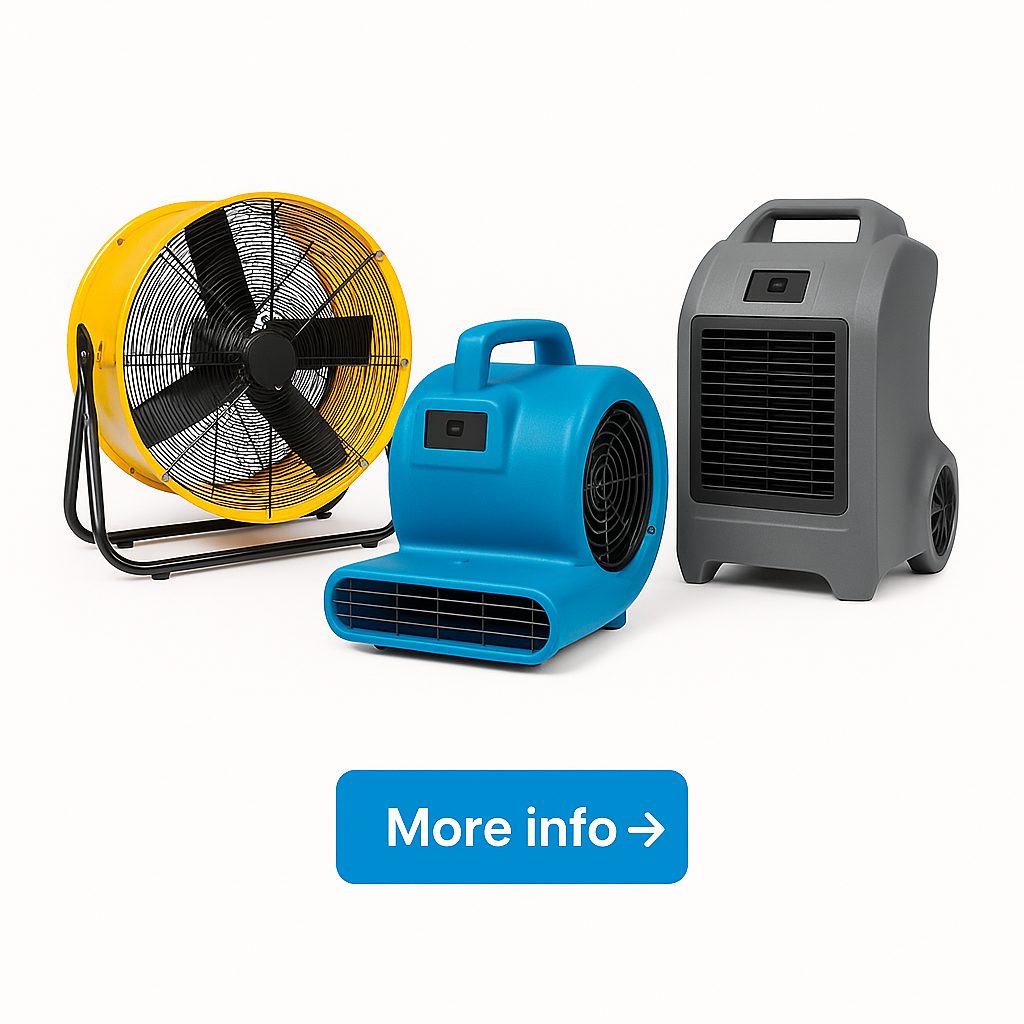 Fan and air mover hire