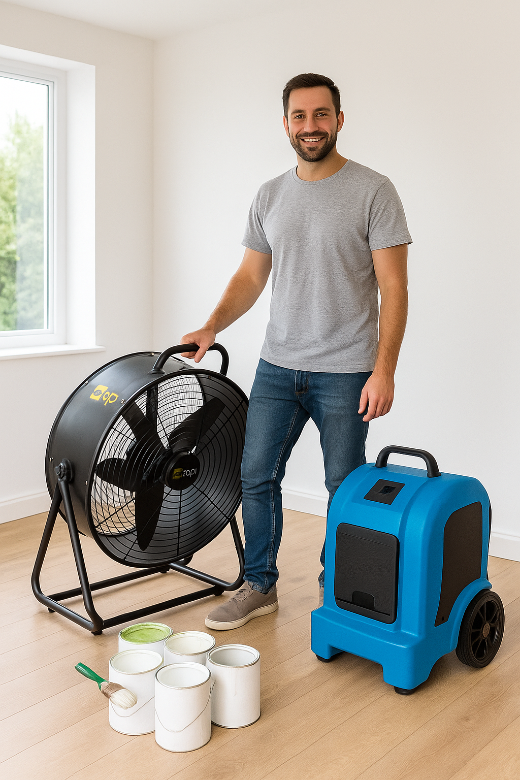 Drying for painting and decorating